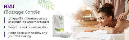 All-Natural Massage Candle, Oil & Skin Moisturizer