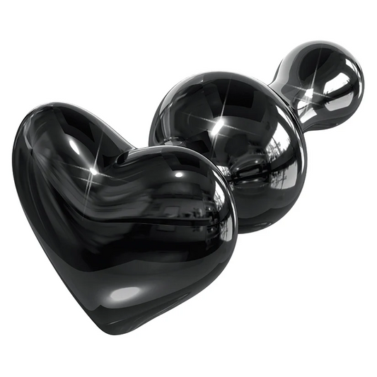 Beaded Glass Heart-Shaped Plug